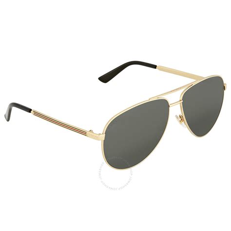gucci gold rimless aviator sunglasses